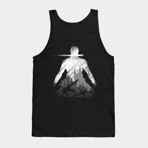 Monochrome Hunter Tank Top by FanFreak